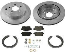 Parking Shoes Springs Rear Brake Rotors Brake Pads for a 2007-2010 Ford Edge 5pc