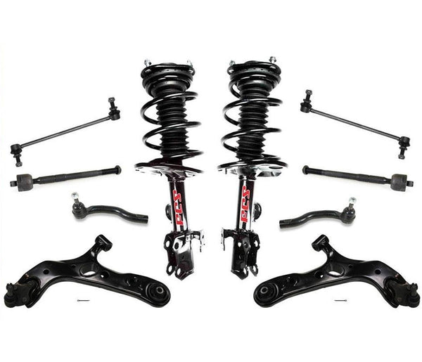 Kit de 10 piezas de brazos de control completos para Toyota Rav4 06-08 Sport 09-12 2.5L