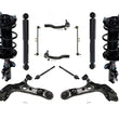 Kit de chasis de 12 piezas, brazos de control de amortiguadores para Rav4 06-08 Sport 09-12 2.5L