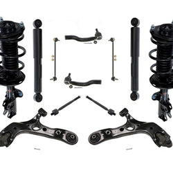Kit de chasis de 12 piezas, brazos de control de amortiguadores para Rav4 06-08 Sport 09-12 2.5L
