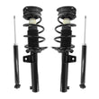 Front Complete Coil Spring Struts Rear Shocks for Volkswagen Golf 2015-2019