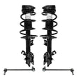 Front Coil Strut Assembly & Sway Bar Links for Nissan Rogue 2008-2012