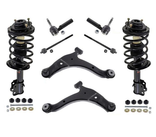 2000-2005 para Dodge Neon, brazos de control de montaje completo, eslabones de varillas de amarre