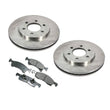 Front Disc Brake Rotors & Ceramic Brake Pads for 2003-2006 Navigator Expedition