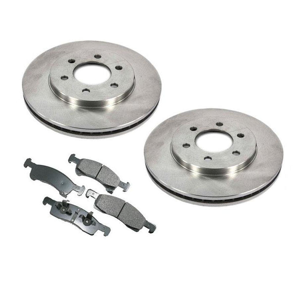 Front Disc Brake Rotors & Ceramic Brake Pads for 2003-2006 Navigator Expedition