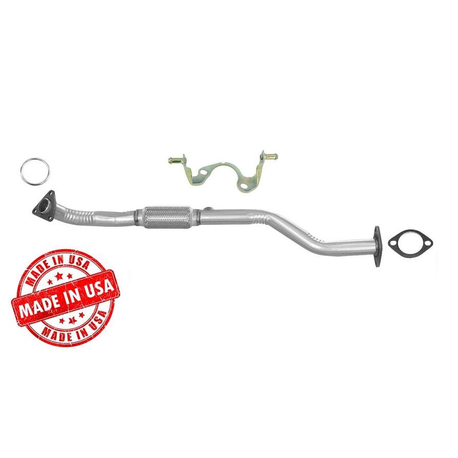 Tubo flexible de escape del motor con soporte para Nissan Altima 2.4L 1996-2001