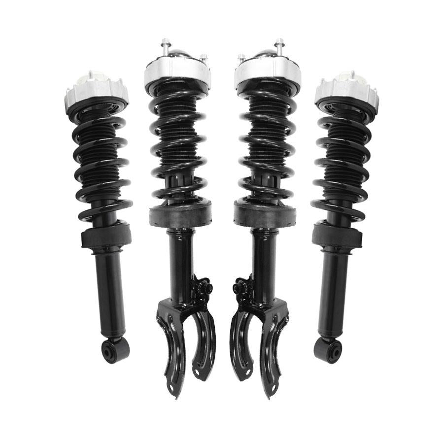 Puntales de resorte completos delanteros y traseros para Volkswagen Touareg 2011-2017