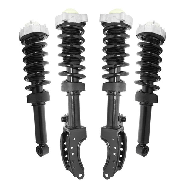 Puntales de resorte helicoidales completos delanteros y traseros para Audi Q7 2007-2015