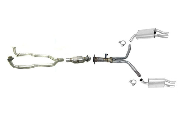 Front Y Pipe Exhaust System With Main Converter for Chevrolet 1986-1990 Corvette