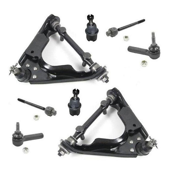 Durango Dakota 4WD 2 FRT UPPER CONTROL ARMS & 2 LOWER TIE RODS 8Pc KIT