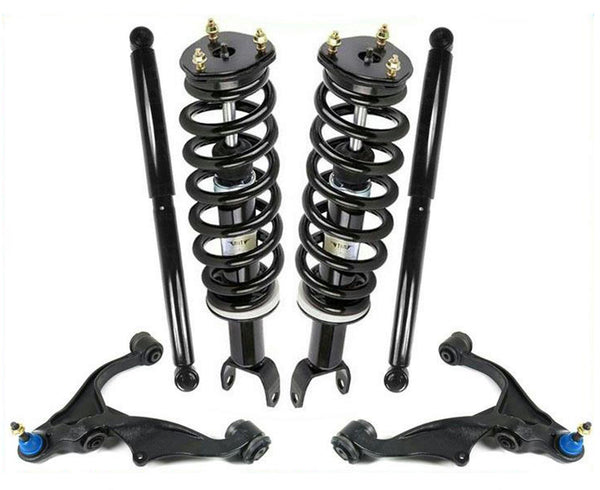 Fits For 09-18 Ram 1500 Pick Up 4x4 Coil Spring Strut Lower Control Arms Ball Jt