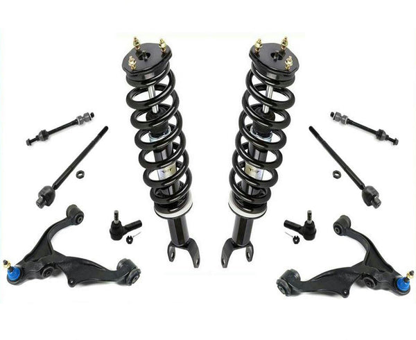 Se adapta a Ram 1500 2009-2012, brazos de control de puntal delantero con tracción en las 4 ruedas, varillas de amarre