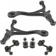 Front Lower Control Arms Lower Ball Joint Sway Bar Links for Honda Accord 03-07
