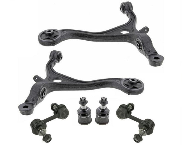 Front Lower Control Arms Lower Ball Joint Sway Bar Links for Honda Accord 03-07