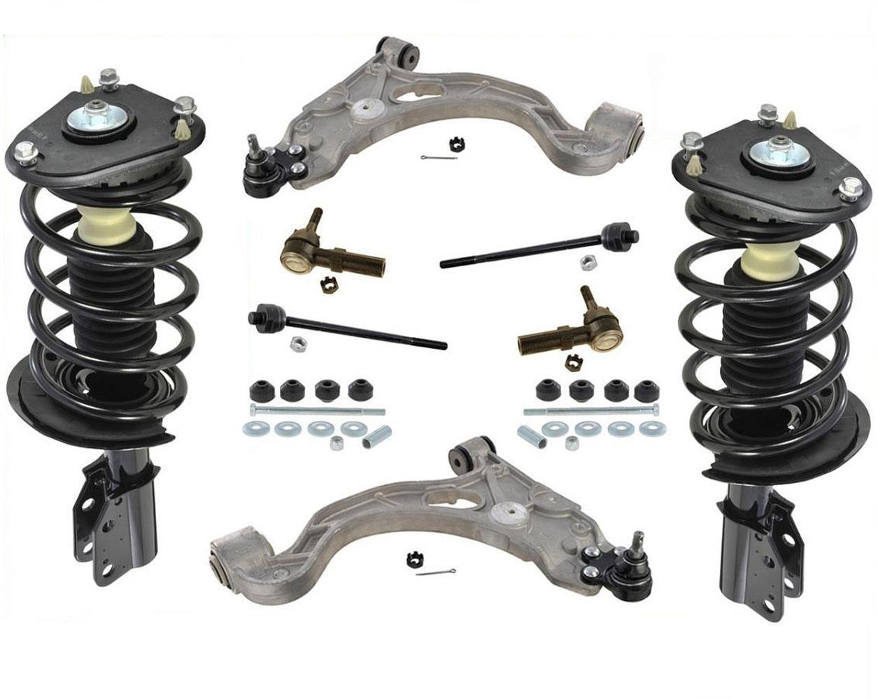 10 Pcs For Buick Park Avenue Front Complete Strut Control Arms Links Tie Rods