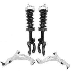 Front Complete Spring Struts Lower Control Arms for Volkswagen Touareg 2011-2017