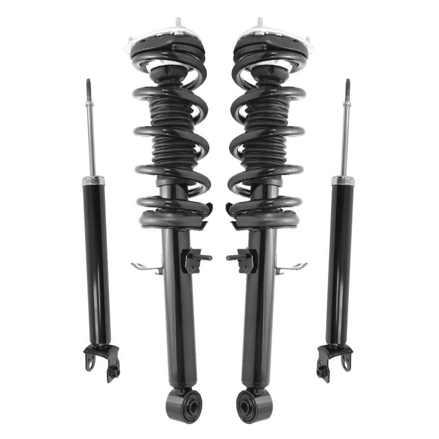 Puntales de resorte delanteros completos y amortiguadores traseros para Nissan 370Z 2009-2020