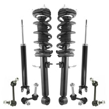 Amortiguadores traseros completos delanteros y eslabones de barra estabilizadora para Nissan 370Z 2009-2020
