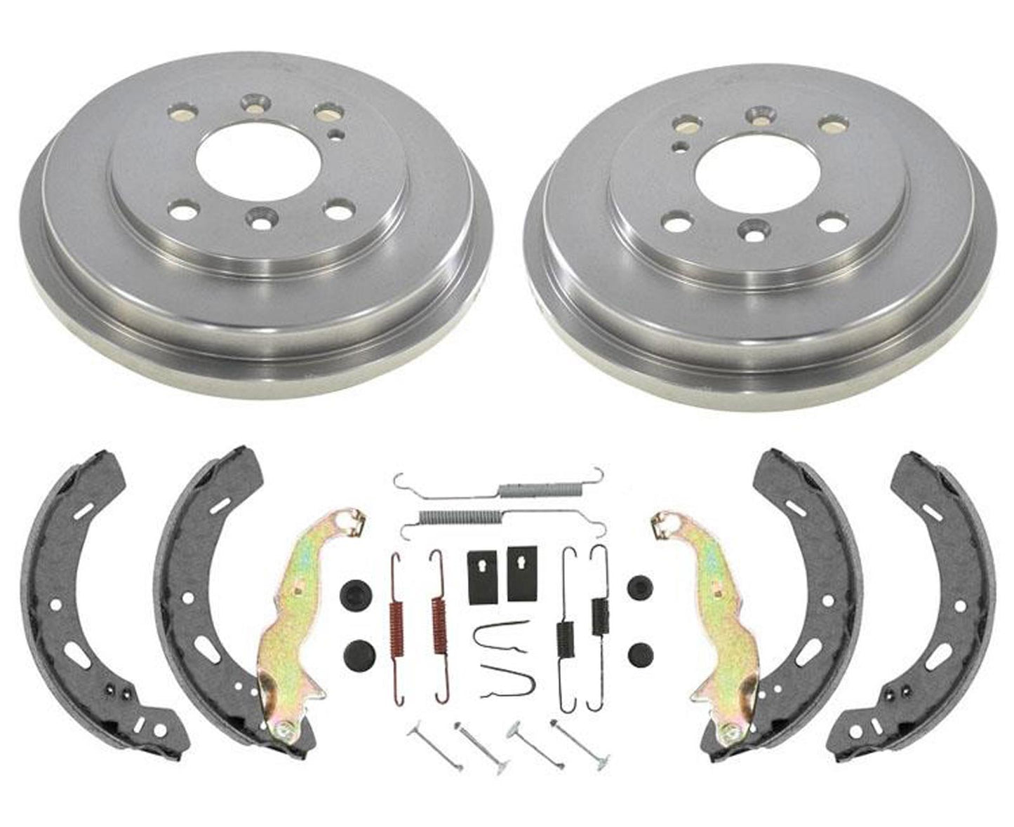 Rear Drums Rear Brake Shoes for Ford Fiesta 2011-2019 SE With Rear Drum Brakes