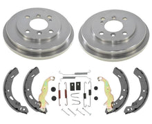 Rear Drums Rear Brake Shoes for Ford Fiesta 2011-2019 SE With Rear Drum Brakes