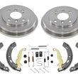 Rear Drums Rear Brake Shoes for Ford Fiesta 11-19 SE With Rear Drum Brakes 4pc