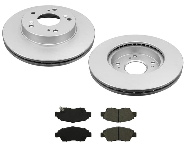 Fits 02-06 Acura RSX & 2004-05 Civic Si 2.0L / Front Brake Rotors & Ceramic Pads