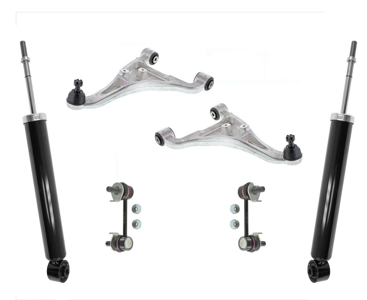 Enlaces y amortiguadores de brazos de control superiores traseros para Infiniti FX35 FX45 2003-2008