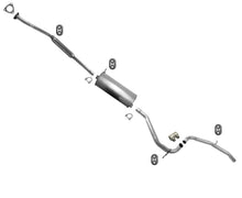 Rear Resonator & Muffler Tail Pipe Exhaust System Fits Honda Odyssey 2011-2017