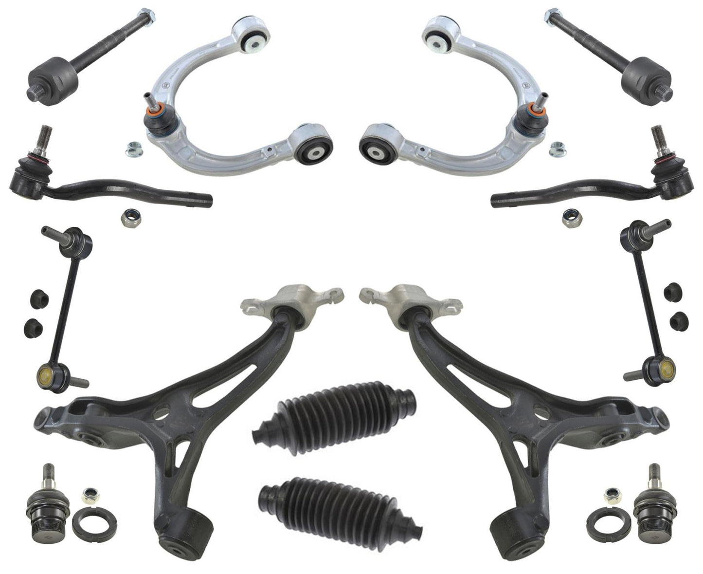 Front Upper & Lower Control Arms Ball Joints For Mercedes Benz R350 2006-2012
