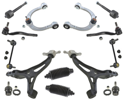 Front Upper & Lower Control Arms Ball Joints For Mercedes Benz R350 2006-2012