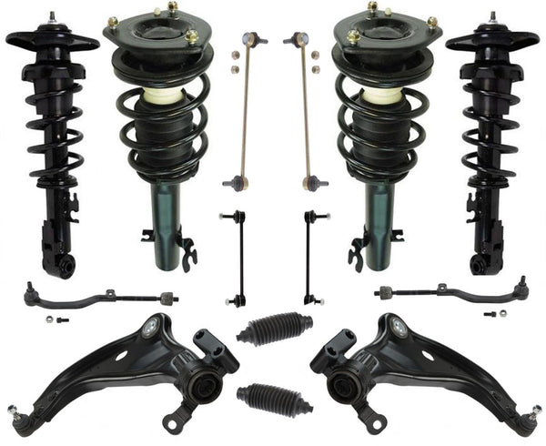 Front & Rear Struts Control Arms Tie Rods For Mini Cooper Hatchback 1.6L 09-2014