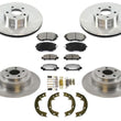 For 03-06 Baja Natural Aspirated Front & Rear Brake Disc Rotors W Ceramic Pads