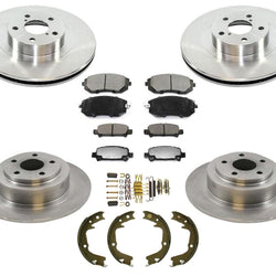 For 03-06 Baja Natural Aspirated Front & Rear Brake Disc Rotors W Ceramic Pads