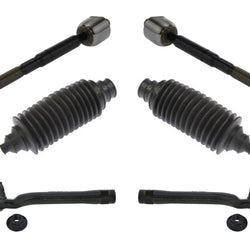 Para Lexus 2007-2015, tracción trasera, solo LS460 Inn, botas exteriores, varillas de amarre, 6 piezas