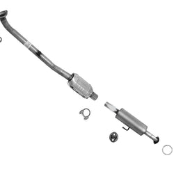 Rear Catalytic Converter W/ Gaskets & Resonator Fits 2012-2017 Toyota Camry 2.5L