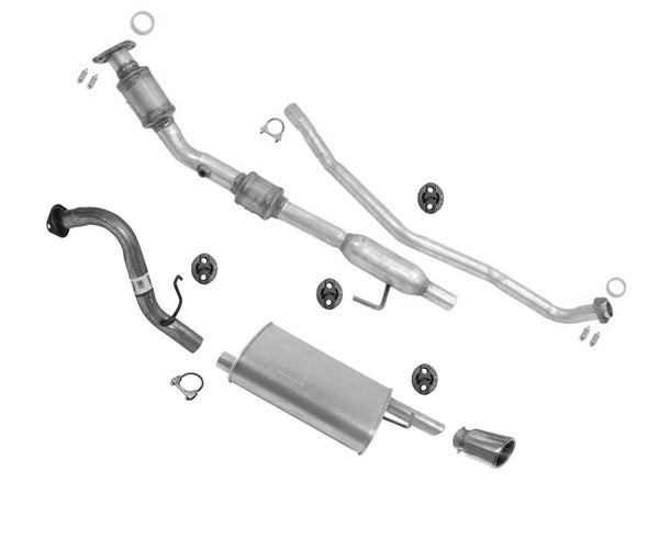 Rear Catalytic Converter Resonator & Muffler Fits 2014-2019 Toyota Corolla 1.8L