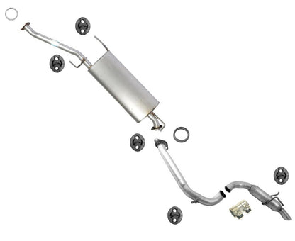 Conjunto de silenciador y tubo de escape para Toyota Rav4 2.5L gasolina 2013-2018