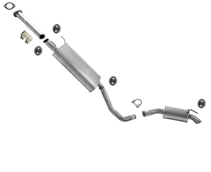 Conjunto de silenciador y resonador para Toyota Highlander 3.5L 2014-2016