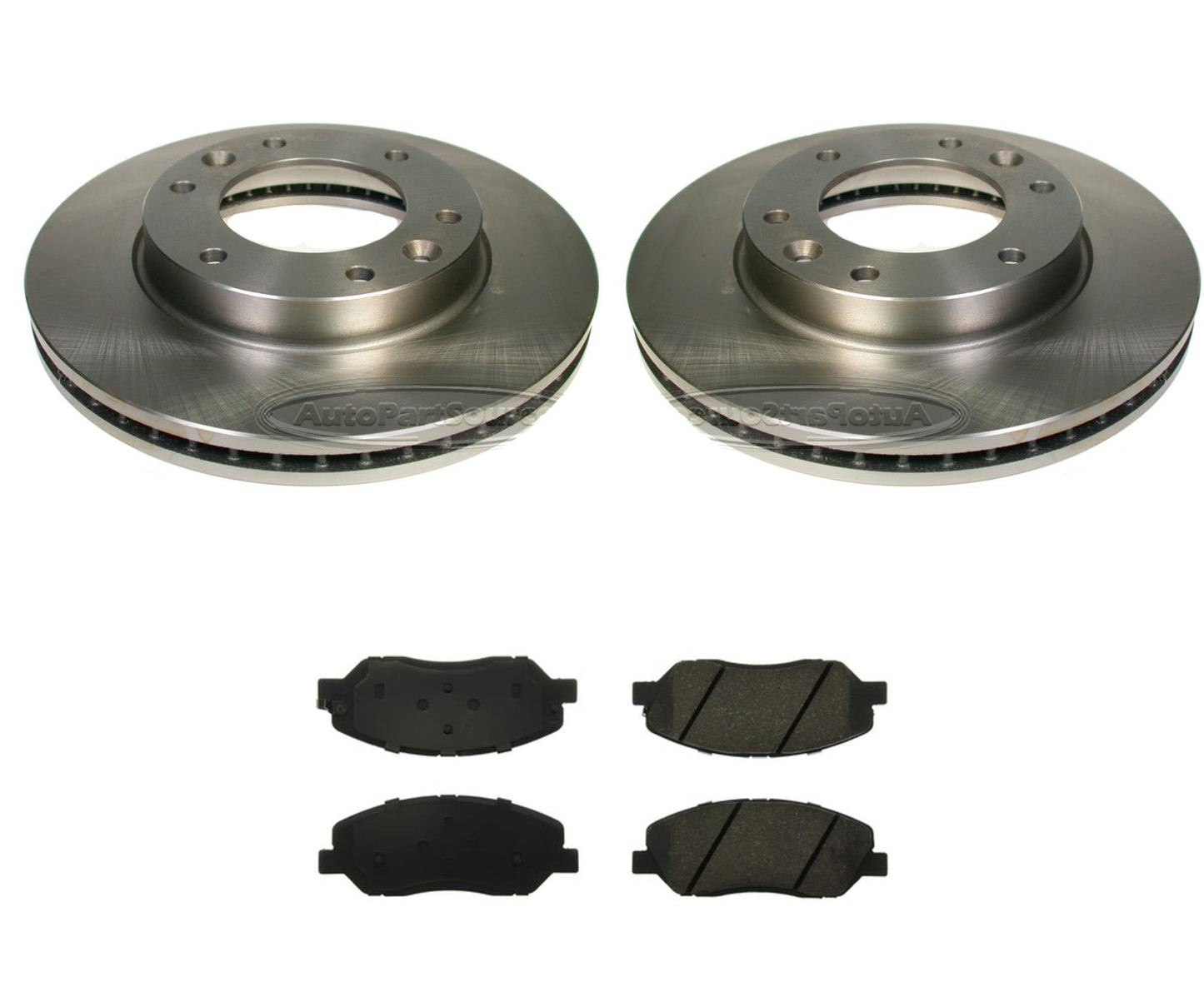 Front Disc Brake Rotors & Ceramic Pads For Kia Sedona 2006-2014 Entourage 07-08