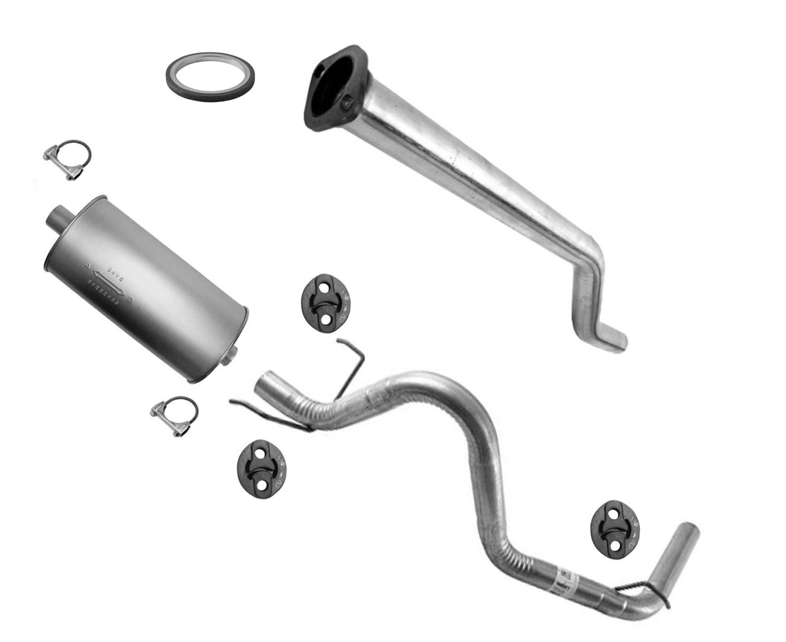 Tubo de extensión del silenciador del tubo de cola para Toyota Tacoma 2.7L 2016-2020