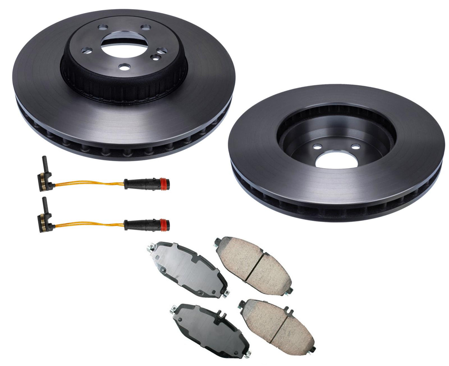 Front High Carbon Brake Disc Rotors Pads for 2015-2021 Mercedes C300 330MM Base