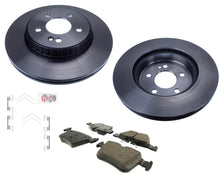 REAR High Carbon Brake Disc Rotors Pads Fits 2015-2021 Mercedes C300 C350e