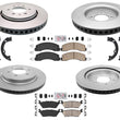 Fits 2018-2020 Ford F150 W Electric Parking Brake Coated Brake Rotors Brake Pads
