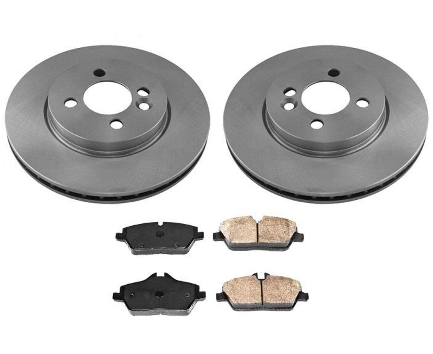 Front Brake Rotors & Brake Ceramic Pads for Mini Cooper Clubman 1.6L 07-10