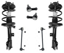 Puntales de resorte helicoidales completos delanteros 2011-2018 para Mitsubishi Outlander Sport 6 piezas