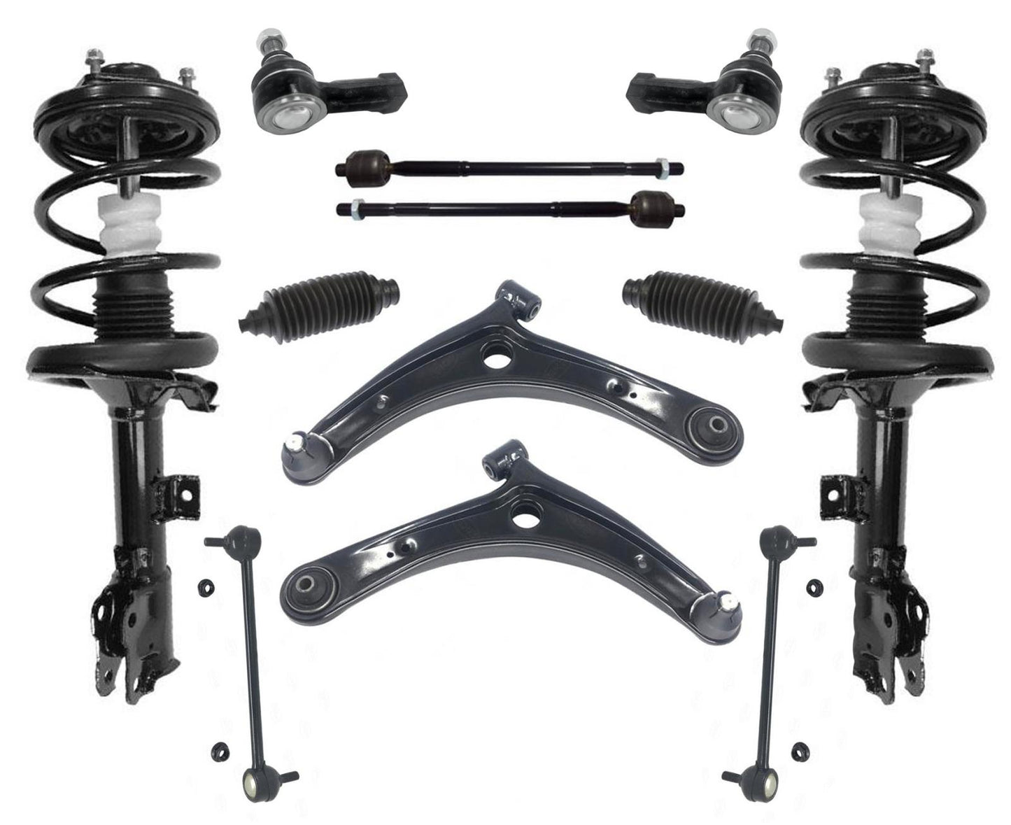 Front Complete Coil Spring Struts 2011-2018 for Mitsubishi Outlander Sport 12pc