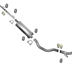 Para 09-13 Ram 1500 3.7 4.7 con sistema de escape silenciador de base de rueda extendida de 140