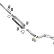 Para 13-18 Ram 1500 Pick Up 120" 120.5" Distancia entre ejes Silenciador Resonador Sistema de escape