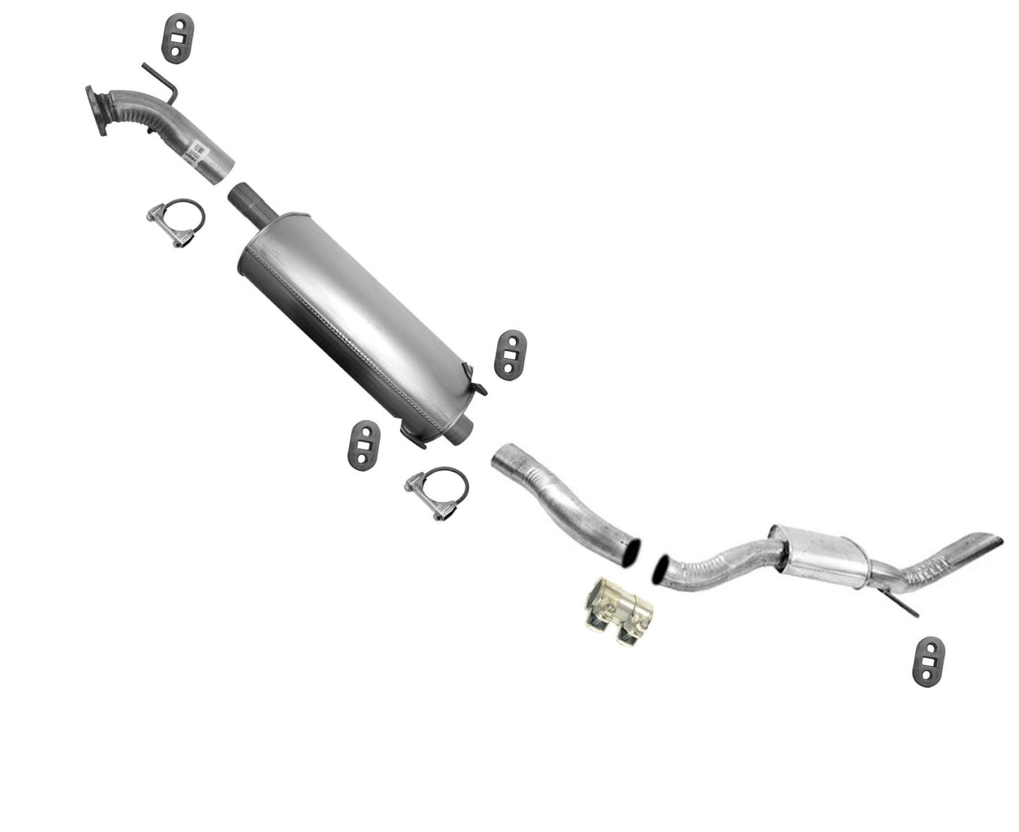 For 2013-2018 Ram 1500 3.6 With Standard 120.5 Wheelbase Muffler Exhaust System