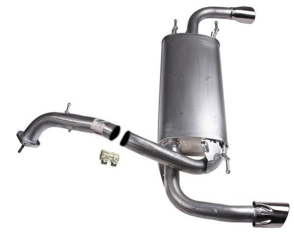 OE Style Dual Outet Muffler W Chrome Tips For 10-2013 Mazda 3 Turbo L3P1-40-100B